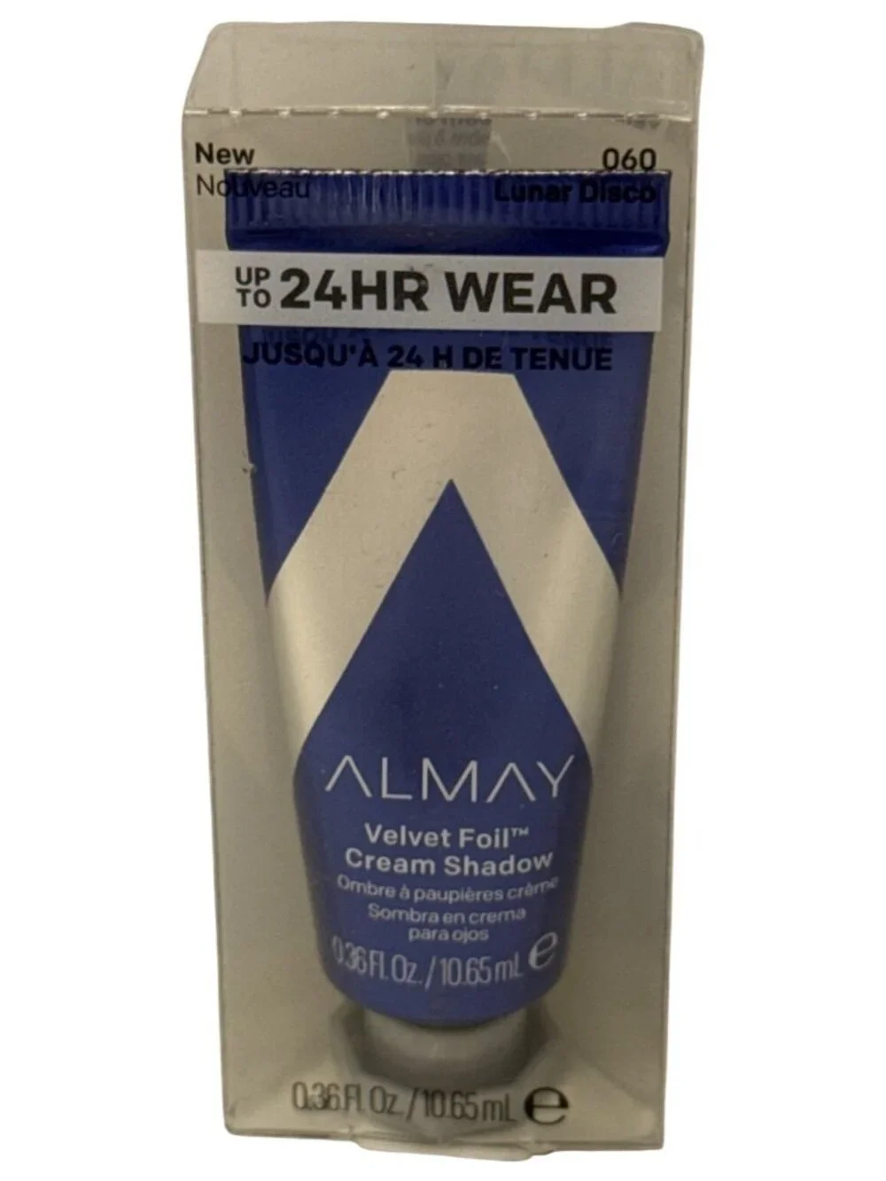 Almay Velvet Foil Cream Shadow 060 Lunar Disco Blue 24HR Wear New Sealed